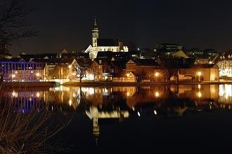 Böblingen bei Nacht Quellenangabe - Bildarchiv Stadt Böblingen