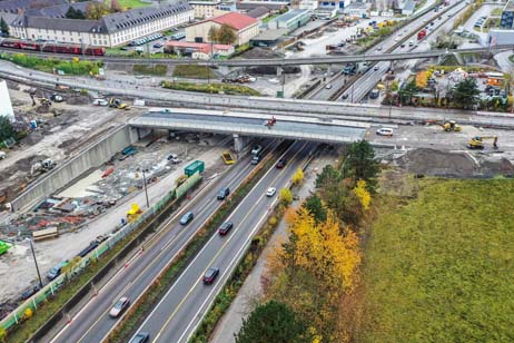 Luftaufnahme Baustelle A81 Luftaufnahme Baustelle A81