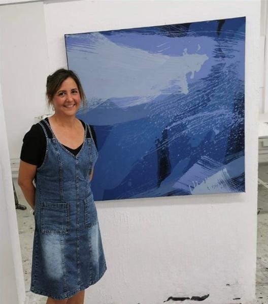 Die Künstlerin Saskia Tröger