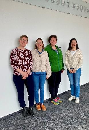4 Personen beim KlikKS Auftakttreffen