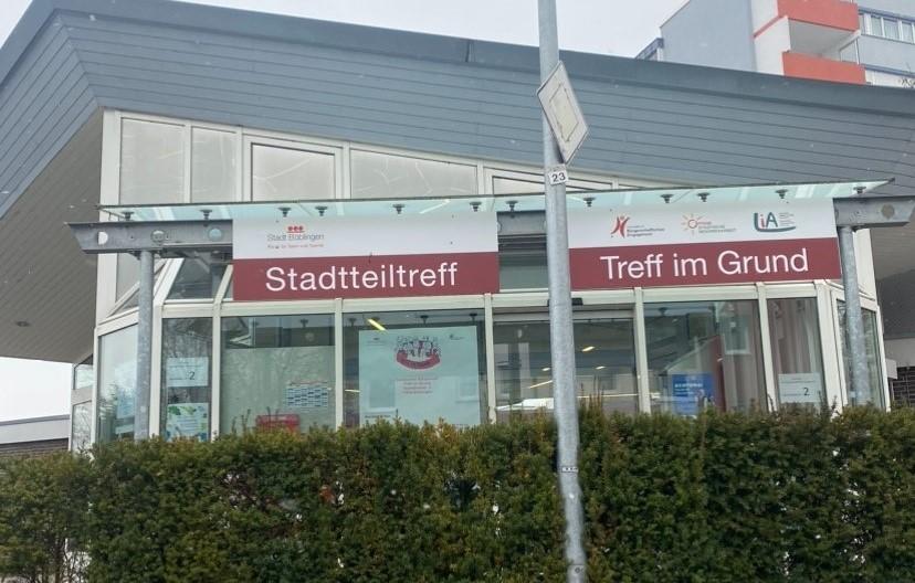 Eingang Treff im Grund