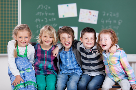 Schüler im Klassenzimmer Schüler im Klassenzimmer