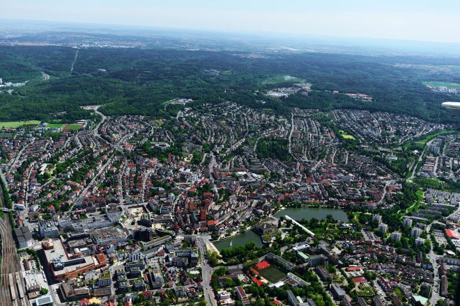Luftbild von Böblingen